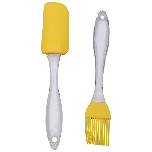 silicone spatula and pastry brush set