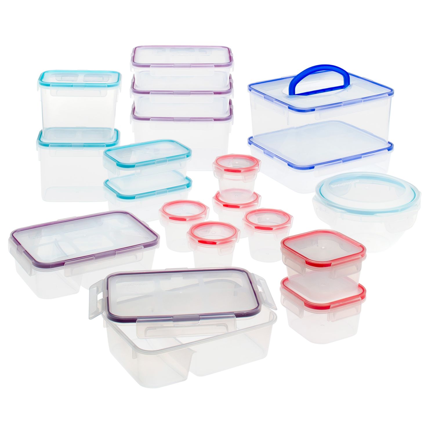  2 Wholesale Lots Snapware Plastic Food Keeper Set, 38