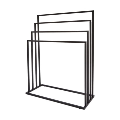 Anko 4 Tier Towel Rack Black | Ifmal.com